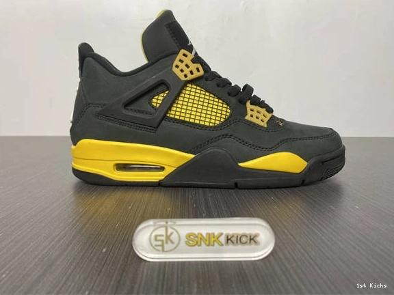 1st Kicks Shoes Thunder Retro 3874 Upgraded DH6927- Jordan 4 1027